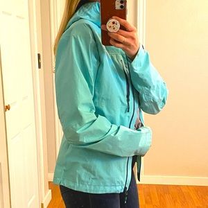 Teal Rain Coat